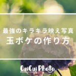 スマホでもできる玉ボケの作り方!最強のキラキラ映え写真が完成♪